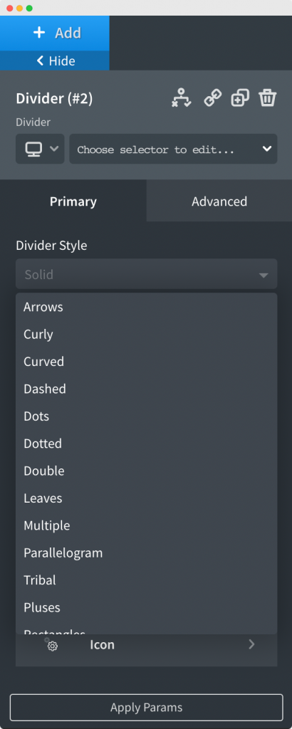 Divider Styles