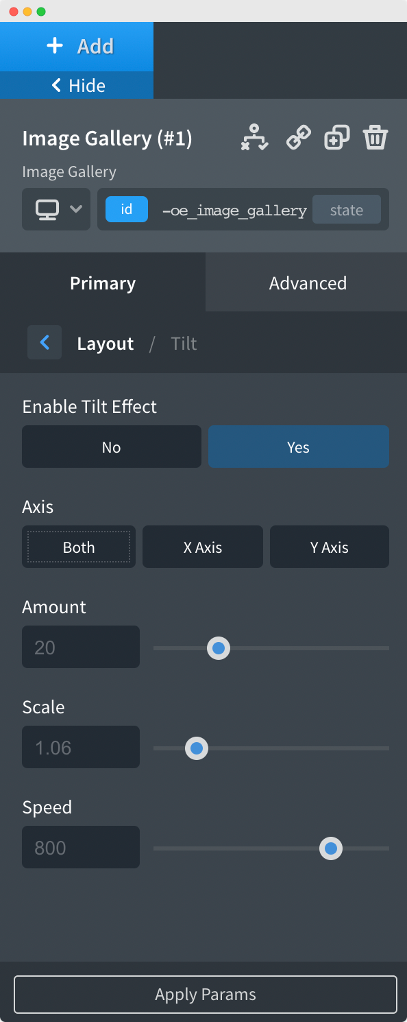 Image Gallery Element Overview - Oxy Extended